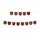 Felt Banner Happy Birthday Boy, Brown, 3m