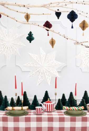 Paper star, 50 cm, white