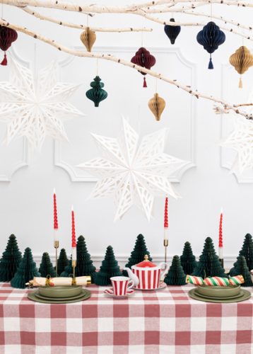 Paper star, 50 cm, white