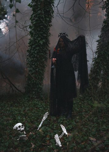 Csontváz halloweeni dekoráció - 5 részes