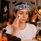 Kozmetikai fejpánt- halloweeni - denevér