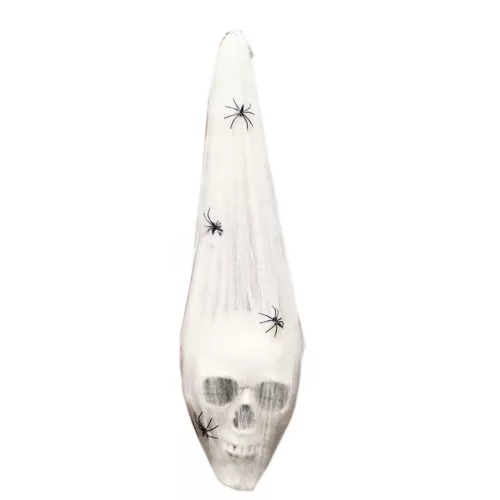 Halloween dekoráció - Koponya led világítással 