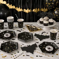 Denevér témájú halloweeni party szett 12 főre