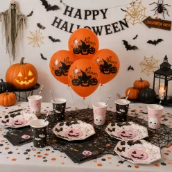 Halloweeni tök party csomag 12 főre