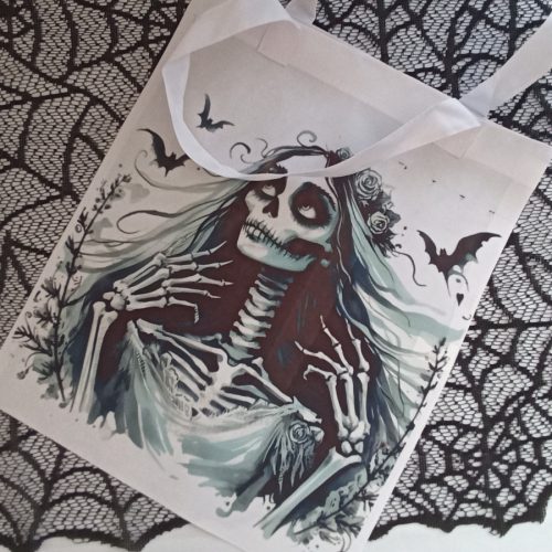 Halott menyasszony mintás bevásárlótáska