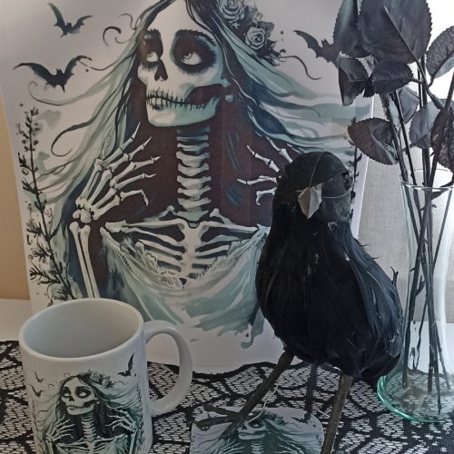 Halott menyasszony mintás bevásárlótáska