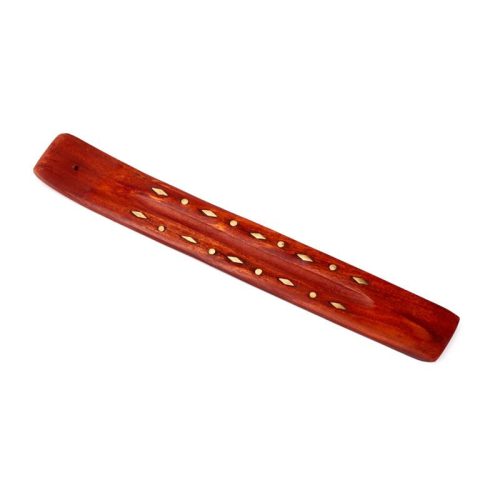 Mangó Fa Füstölő Égető Réz Rombusz Díszítéssel