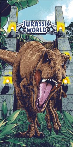 Jurassic World Roar fürdőlepedő, strand törölköző 70x140cm