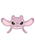 Disney Lilo és Stitch, A csillagkutya Angel Pink 3D formapárna, díszpárna 35 cm