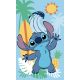 Disney Lilo és Stitch, a csillagkutya Ananas kéztörlő, arctörlő, törölköző 30x50cm