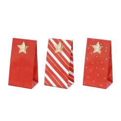 Adventi naptár - piros zsákok - üres