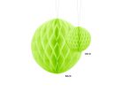 Honeycomb Ball, apple green, 10cm