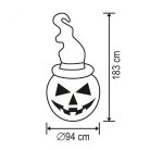 Felfújható halloween tök, 183 cm, led fénnyel, kül-és beltéri