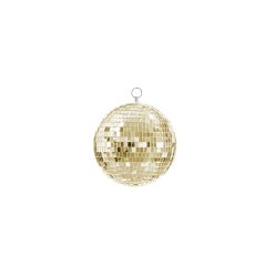 Hanging decoration Disco ball, gold, 20 cm