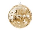 Disco tükörlabda, pezsgő arany, 40 cm