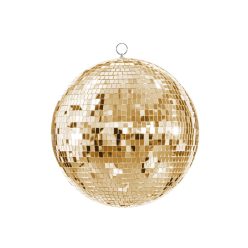 Disco tükörlabda, pezsgő arany, 40 cm