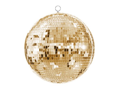Disco tükörlabda, pezsgő arany, 40 cm