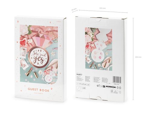 Vendégkönyv - Gyűrű, 17x27 cm