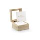 Vendégkönyv - esküvői tanácsadó doboz, 9,5x9,5x6 cm, angol nyelvű változat