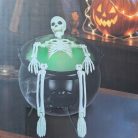 LED-es párakészítő, párologtató, mini ködgép - üsttel és csontvázzal