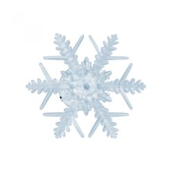 LED-es ablakdísz, öntapadós, hidegfehér LED