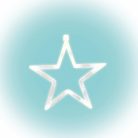 Home KID 411 csillag ablakdísz, 8 db LED, öntapadós elemtartó