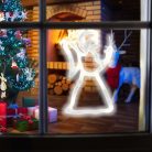 Angyal ablakdísz, 8 db LED