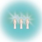 LED-es fényfüggöny, 0,9x1,4 m / 126 db melegfehér LED, adapter, beltéri