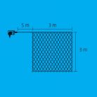 LED-es háló, 3x3 m / 240 db hidegfehér LED