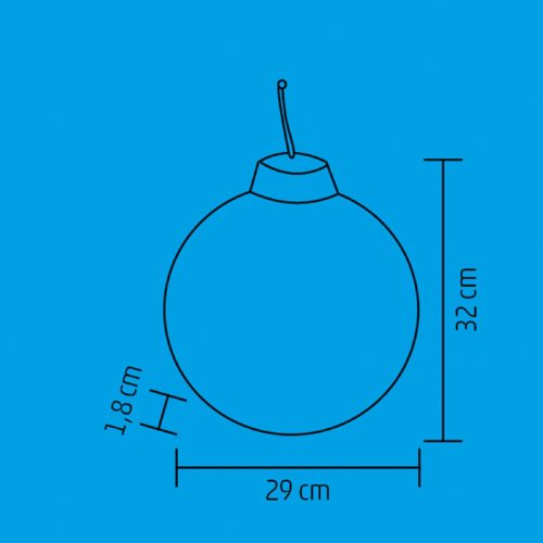 Fa ablakdísz, ajtódísz, 6 db LED, 