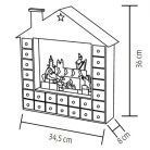 LED-es adventi naptár - üres