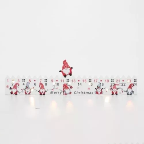 LED-es lépegető manó adventi naptár 