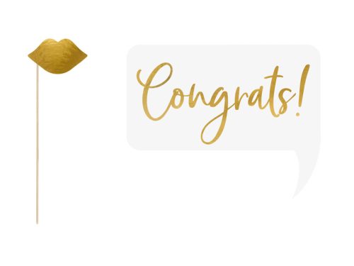 Esküvői fotó kellékek, keverék (1 pkt / 10 db.)