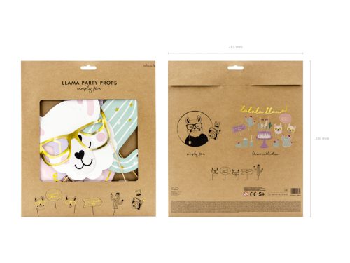 Fotó kellékek Llama, mix (1 pkt / 5 db.)