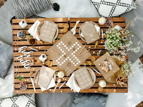 Fa konfetti szívek, 2x2cm (1 db / 50 db.)