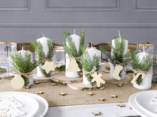 Fa konfetti csillagok, 2x2cm (1 db / 50 db.)