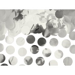 Konfetti körök, ezüst, 15g