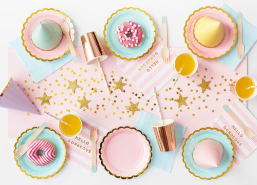 Konfetti csillagok, arany, 10mm, 30g