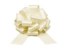 DIY decorative bow, off-white, 30 cm