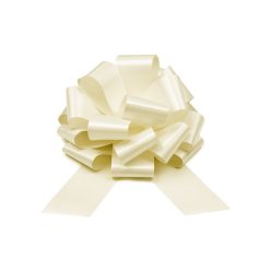 DIY decorative bow, off-white, 30 cm