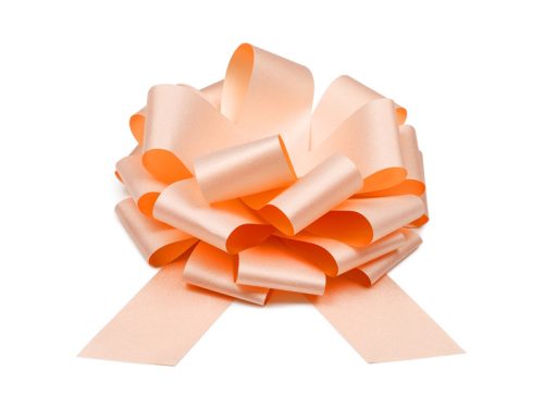 DIY decorative bow, pale powder pink, 30 cm