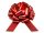 DIY decorative bow, red, 40 cm