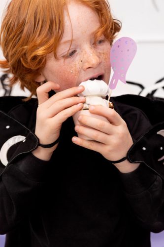 Cupcake feltét Halloween, 14 cm, mix (1 pkt / 6 db.)