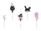 Cupcake feltét Halloween, 14 cm, mix (1 pkt / 6 db.)
