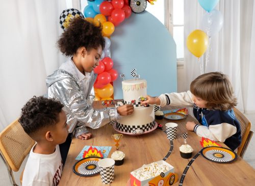 Cupcake feltét - autók, 12 cm (1 db / 4 db)