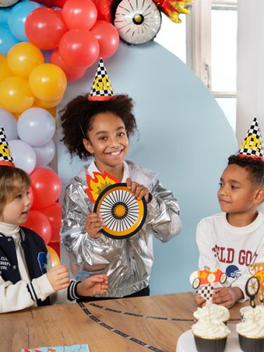 Cupcake feltét - autók, 12 cm (1 db / 4 db)