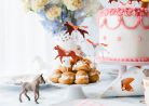 Cupcake feltét - Lovak, 13 cm, mix (1 pkt / 6 db.)