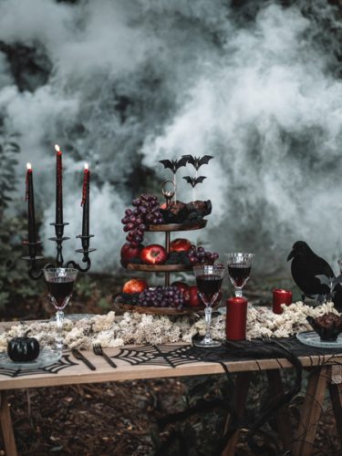 Bat Cupcake Decorations, black, 3.6-4.7cm (1 pkt / 6 pc.)