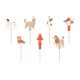 Cupcake toppers Dogs, 7-9.5 cm, mix (1 pkt / 7 pc.)