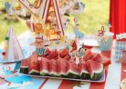 Circus Cupcake Toppers, 9-11,5 cm, mix (1 pkt / 6 db.)